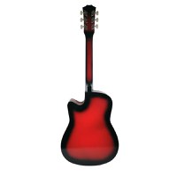 Chitara clasica din lemn 95 cm, Cutaway Country Red - 2