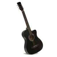 Chitara clasica din lemn IdeallStore®, True Melody, 95 cm, neagra, husa nylon inclusa - 2