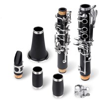 Clarinet IdeallStore®, Musical Virtue, 17 clape, 67 cm, negru, geanta inclusa - 15