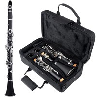 Clarinet IdeallStore®, Musical Virtue, 17 clape, 67 cm, negru, geanta inclusa - 1