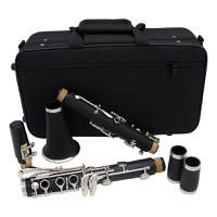 Clarinet IdeallStore®, Musical Virtue, 17 clape, 67 cm, negru, geanta inclusa - 12