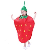 Costum fruct Capsuna, IdeallStore®, rosu, marime universala - 1