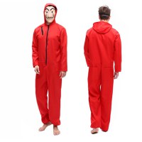 Costum pentru adulti IdeallStore®, La Casa de Papel, marimea S, rosu, masca inclusa - 3