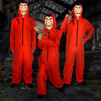 Costum pentru adulti, La Casa de Papel, marimea L, rosu - 5