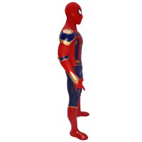 Costum pentru copii IdeallStore®, Iron Spiderman, rosu, 7-9 ani, figurina inclusa - 9