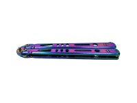 Cutit, Briceag fluture, Balisong, Butterfly, Rainbow Class, 21.5 cm, multicolor - 3