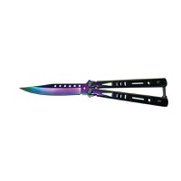 Cutit, Briceag fluture, Balisong, Butterfly, Rainbow Class, 21.5 cm, multicolor - 1