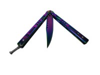 Cutit, Briceag fluture, Balisong, Butterfly, Rainbow Class, 21.5 cm, multicolor - 5