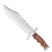 Cutit de vanatoare, Bowie Wood, 38 cm , teaca inclusa - 1