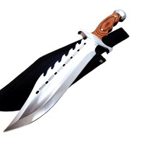 Cutit de vanatoare, Bowie Wood, 38 cm , teaca inclusa - 5