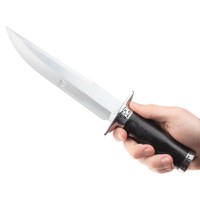 Cutit de vanatoare Columbia®, Truthful Blade, 32.5 cm, negru, teaca inclusa - 9