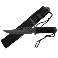 Cutit de vanatoare IdeallStore®, Extreme Battle, negru, 28.5 cm, teaca inclusa - 1