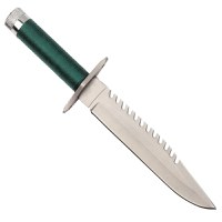 Cutit de vanatoare IdeallStore®, First Blood, verde, 35 cm, teaca inclusa - 5