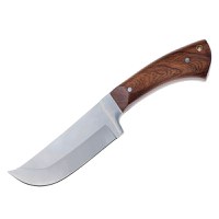 Cutit de vanatoare IdeallStore®, Jungle Blade, 23.5 cm, otel inoxidabil, maro, teaca inclusa - 1