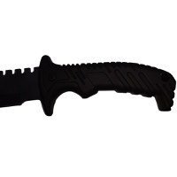 Cutit de vanatoare IdeallStore®, Tactical Rambo, 32 cm, negru, teaca inclusa - 5