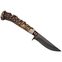 Cutit de vanatoare IdeallStore®, The Goat Knife, 21 cm, bej, husa piele ecologica - 6