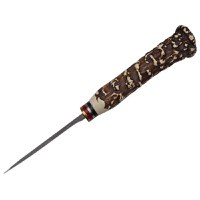 Cutit de vanatoare IdeallStore®, The Goat Knife, 21 cm, bej, husa piele ecologica - 5