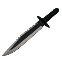 Cutit de vanatoare Rambo, First Blood, editie de colectie, 36 cm, teaca inclusa - 3