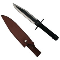 Cutit de vanatoare Rambo, First Blood, editie de colectie, 36 cm, teaca inclusa - 1