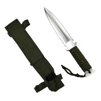 Cutit, otel inoxidabil, argintiu, Knife for the Jungle, 26 cm, teaca cadou - 1