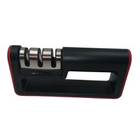 Dispozitiv de ascutit cutite si satare, 3 moduri, plastic, negru - 1