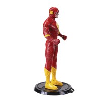 Figurina articulata de colectie The Flash, Fastest Man Alive, 18 cm, rosu, stativ inclus - 4