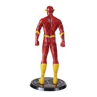 Figurina articulata de colectie The Flash, Fastest Man Alive, 18 cm, rosu, stativ inclus - 5