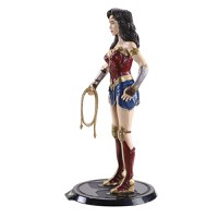 Figurina articulata de colectie Wonder Woman, Amazonian Princess, 18 cm, rosu, stativ inclus - 3