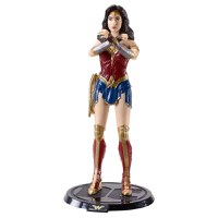 Figurina articulata de colectie Wonder Woman, Amazonian Princess, 18 cm, rosu, stativ inclus - 1