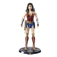 Figurina articulata de colectie Wonder Woman, Amazonian Princess, 18 cm, rosu, stativ inclus - 5