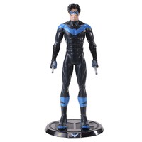 Figurina articulata IdeallStore®, Mighty Nightwing, editie de colectie, 18 cm, stativ inclus - 1