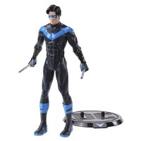 Figurina articulata IdeallStore®, Mighty Nightwing, editie de colectie, 18 cm, stativ inclus - 2