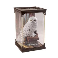 Figurina de colectie Harry Potter, Amazing Hedwig, 16 cm, suport sticla inclus - 1