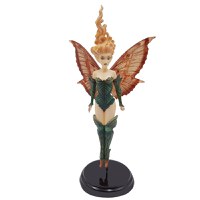 Figurina decorativa IdeallStore®, Zana Focului, rasina, lucrata manual, 17 cm, verde - 1