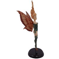 Figurina decorativa IdeallStore®, Zana Focului, rasina, lucrata manual, 17 cm, verde - 3