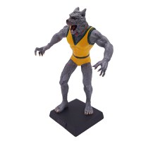 Figurina metalica IdeallStore®, Powerful Manwolf, editie de colectie, lucrat manual, 9 cm - 6