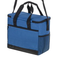 Geanta termoizolanta pentru picnic sau plaja, capacitate 16l, culoare albastra - 10