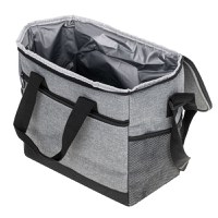 Geanta termoizolanta pentru picnic sau plaja, capacitate 16l, culoare gri - 11