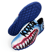 Ghete de fotbal MBrands 7.1 Shark pentru teren sintetic , albastru - 5