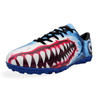 Ghete de fotbal MBrands 7.1 Shark pentru teren sintetic , albastru - 1