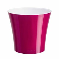 Ghiveci Dracula, din plastic, cu sistem de auto-udare, liliac-alb, 3.5 l, D 19.5 cm - 1