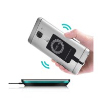 Incarcator Wireless Qi Type-C Emeszon, Receiver Wireless 5V / 1A model QI1A, compatibil cu telefone USB Type - C, negru - 3