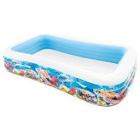 Intex Piscina Center Family Pool, 305x183x56 cm, design marin - 2