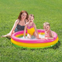 Intex Piscina gonflabila Sunset, 3 inele, 114x25 cm - 1