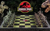 Joc sah Jurassic Park IdeallStore®, Dinosaur Battle, 45x45 cm, PVC, multicolor - 5