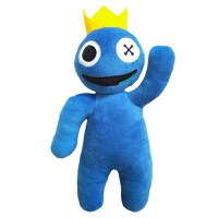 Jucarie de plus IdeallStore® Rainbow Friends Roblox, Blue King, 30 cm, albastru - 1