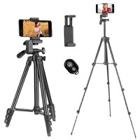 Kit Vlogging pentru Filmari Youtube, TikTok, compatibil cu Aparat Foto/Smartphone Trepied Microfon Lampa LED Telecomanda - 13