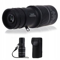 Luneta de camping si vanatoare IdeallStore, Monocular, 16x52, negru, husa inclusa - 2