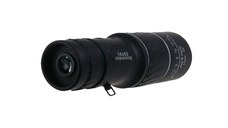 Luneta de camping si vanatoare IdeallStore, Monocular, 16x52, negru, husa inclusa