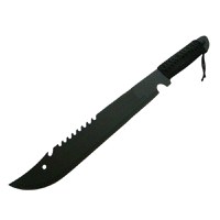 Maceta de vanatoare IdeallStore®, Eagle Knife, 49.5 cm, otel inoxidabil, negru, teaca inclusa - 1